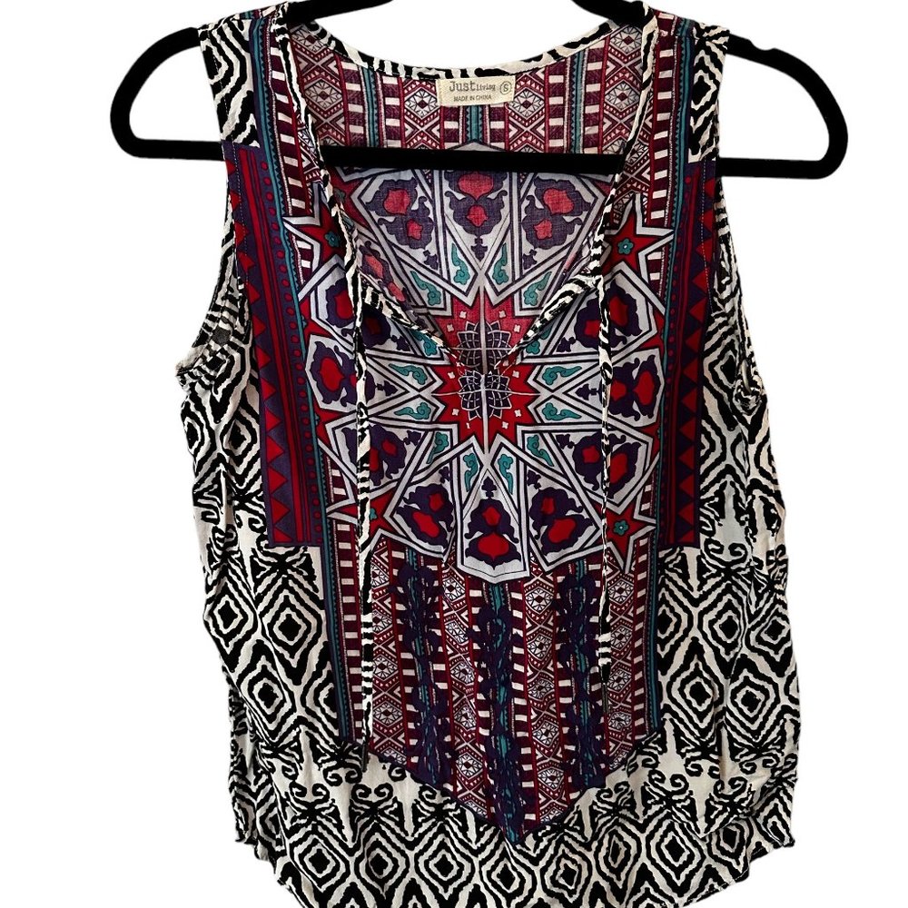 Just Living Print Tank Top